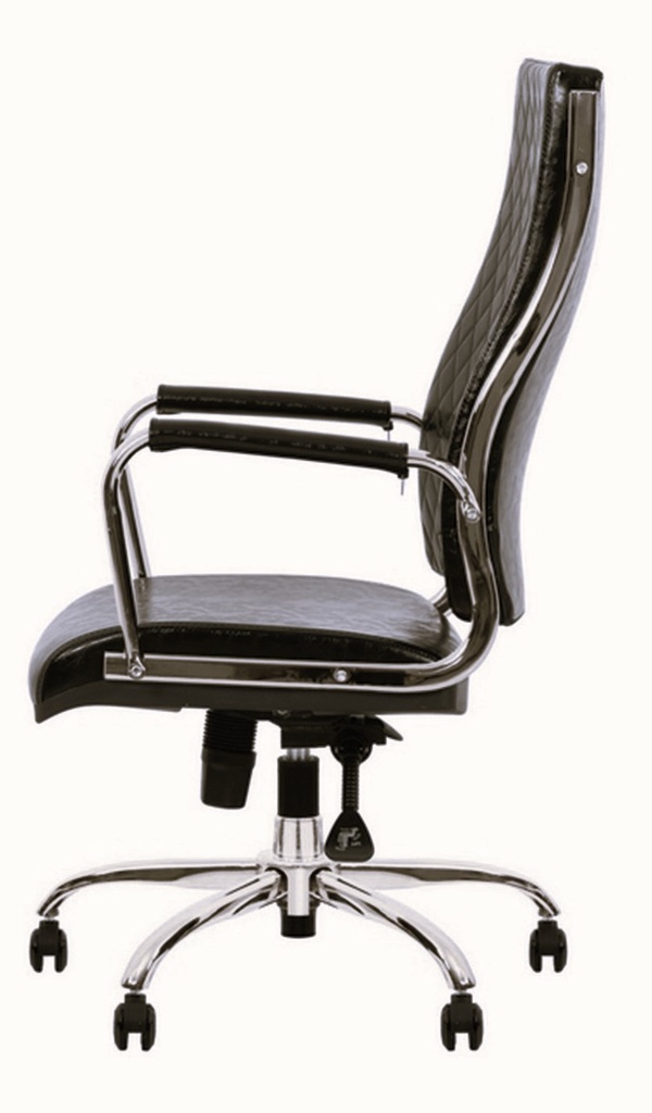صندلی کارمندی TS-KF280 فریم آبکاری کروم