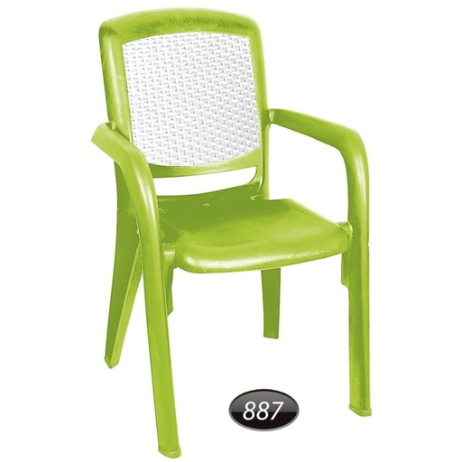 صندلی دسته دار دو رنگ ناصر 887